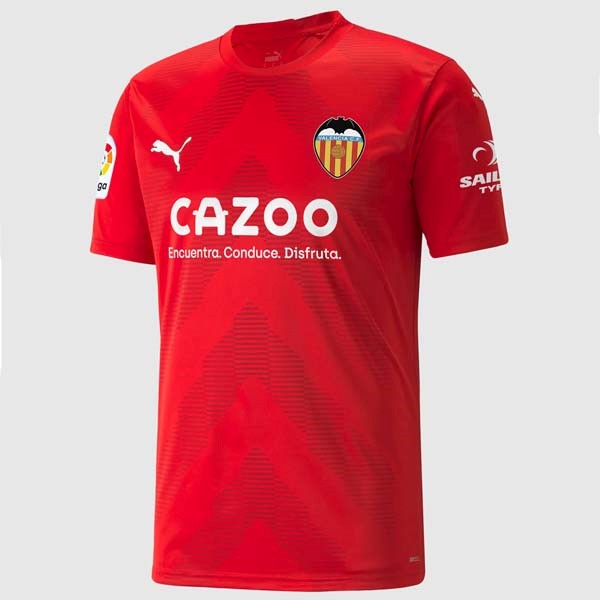 Tailandia Camiseta Valencia Tercera Equipación Portero 2022/2023 Rojo